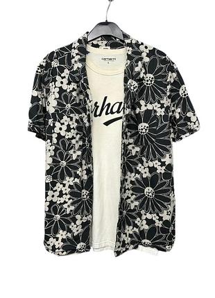 Стильная летняя рубашка levi's relaxed fit в трендовый цветочный принт