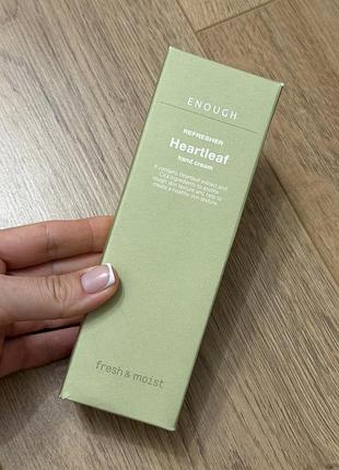 Крем для рук enough refresher heartleaf hand cream,