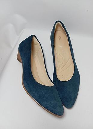 Жіночі туфлі clarks , натуральна замша