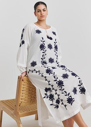Пляжна сукня з вишивкою joanna hope (р.xxl)