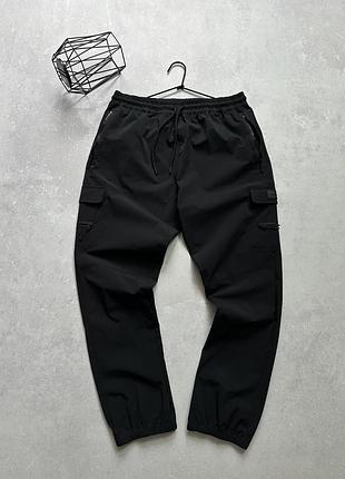 Оригінальні базові нейлонові карго штани supply & demand black