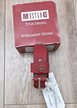 Ремень женский mustang 2.5 см  красный
