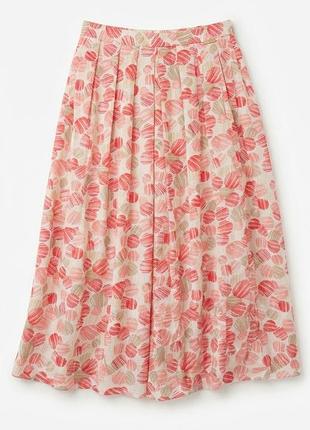 Мідіспідниця в горох віскоза