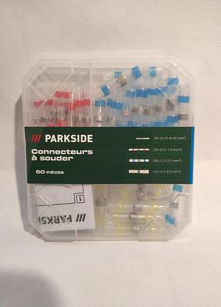 Набор термоусадочных соединителей с оловом parkside