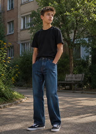 Брюки джинсові чоловічі / унісекс fin jeans, розмір 36
