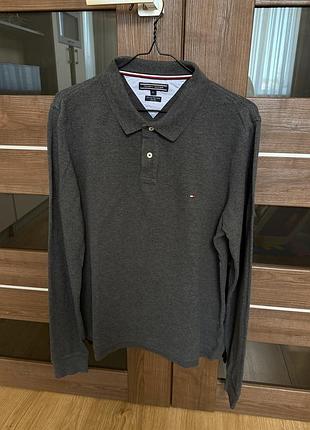 Поло/кофта tommy hilfiger розмір l. 100% оригінал.