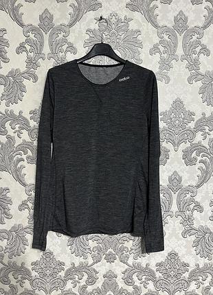Термо лонгслів odlo merino wool жіночий розмір м