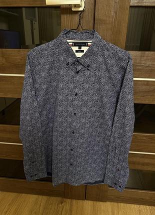 Сорочка/рубашка tommy hilfiger розмір l. 100% оригінал. стан нової речі.
