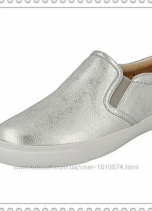 Р.37,37.5,39,39.5,40 clarks женские кожаные слипоны оригинал