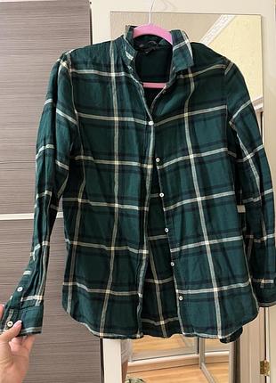 Сорочка h&m в клітинку