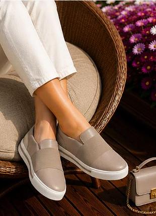 Р.35.5 clarks женские кожаные слипоны оригинал