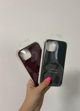 Силікон кейси на 15 iphone