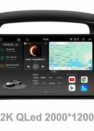Штатна магнітола soundbox s8 pro 2k-9096 для hyundai accent 2006-2011 з adas / carplay / 4g / dsp-dts 5.1 / круговий огляд 360°