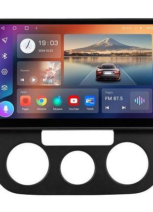 Штатна android магнітола з carplay та 4g модем для volkswagen jetta v 2005-2009 /golf v 2003-2009 soundbox s-6261 10" s4-6261+360