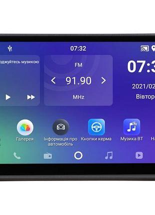 Штатна магнітола sundbox sm-8012 black з carplay та ahd для peugeot 407 2004-2011
