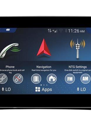 Штатна автомагнітола 8.4" з функцією 360 та carplay для mercedes-benz m-class ml /gl w166 soundbox a8-16668010.25