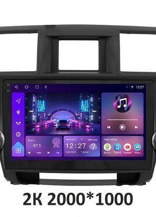 Штатна магнітола soundbox s-8118 з carplay та 4g модемом для toyota highlander 2007-2014 s4 2k-8118