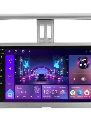 Штатний головний пристрій soundbox s-8914 з carplay та 4g для toyota land cruiser prado lc150 2014-2018 s4-8914+360