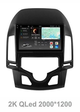 Штатна магнітола soundbox s8 pro 2k-9097 для hyundai i30 2007-2012 adas , carplay , 4g , dsp-dts 5.1 , круговий огляд 360°
