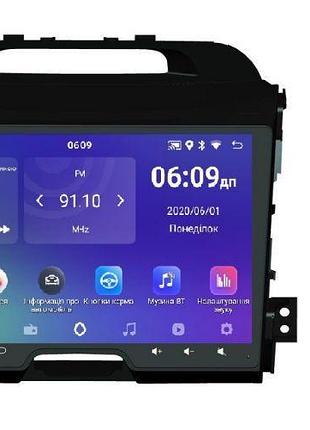 Штатний головний пристрій soundbox sm-8181 для kia sportage r