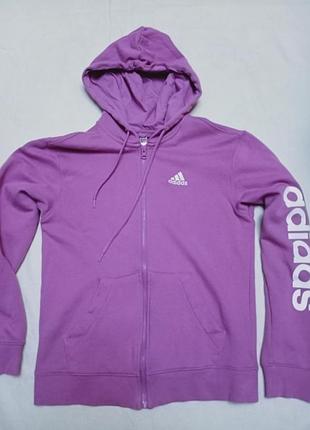 Оригінальне жіноче зіп-худі adidas essentials linear / стан нової / розмір xs