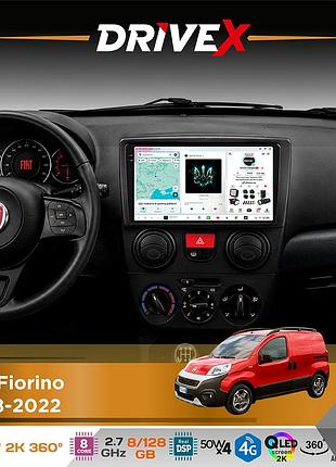 Штатна магнітола для fiat fiorino 2008-2022 drivex s7+ 2k qled 10" android 8-ядерний 2.7ггц 8x128гб sim-картка 3g/4g ak7808 ab
