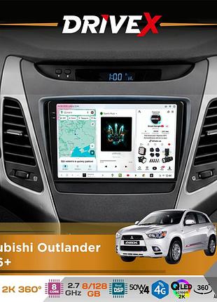 Штатна магнітола для hyundai elantra (md) 2014-2016 drivex s7+ 2k qled 9" android 8-ядерний 2.7ггц 8x128гб sim-картка 3g/4g ak7808