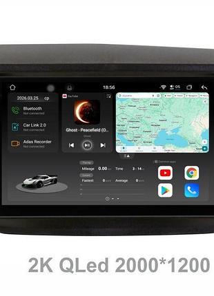 Штатная магнитола soundbox s8 pro 2k -1127 8+256gb для mitsubishi pajero sport 2010-2015 carplay / dsp/ 4g/ 360