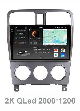 Штатная магнитола soundbox s8 pro 2k-4044 для subaru forester 2002-2008 adas, carplay, 4g, dsp-dts 5.1, круговой обзор 360°