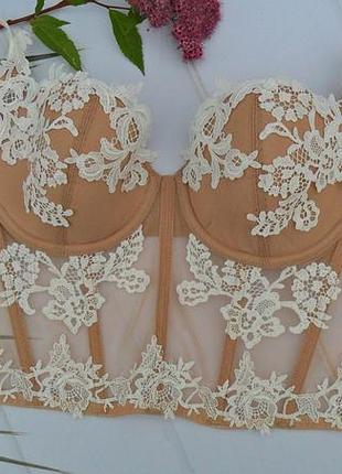 Бюстгальтер бюст'є корсет вікторія сікрет victoria's secret bustier
