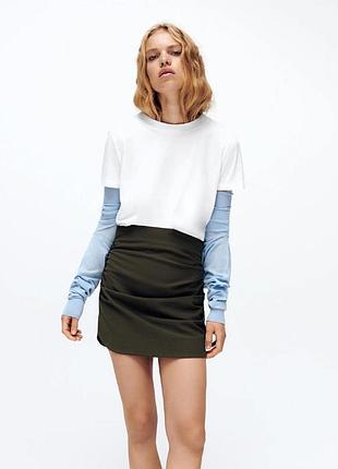 Мини юбка zara 4