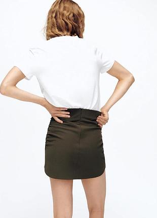 Мини юбка zara 5