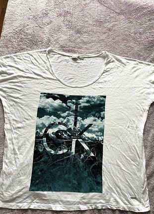 Жіноча футболка calvin klein jeans, розмір l (оригінал)