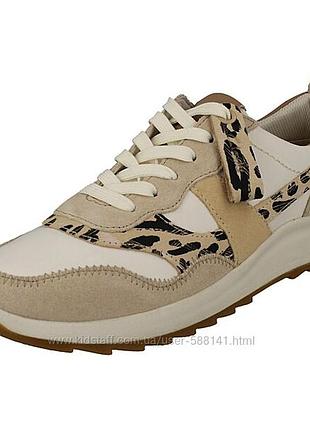 Р.35.5 clarks женские кожаные кроссовки оригинал