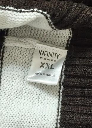 Стильный полосатый джемпер infinity 3