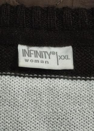 Стильный полосатый джемпер infinity 2