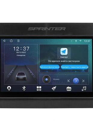 Штатная магнитола soundbox mtx-8665 для mercedes sprinter 2018+ с carplay и 4g модемом mtx 2k-8665