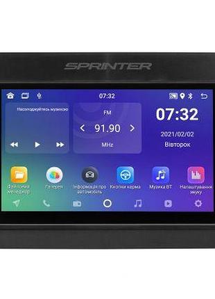 Штатная магнитола soundbox sm-8665 для mercedes sprinter 2018+ из carplay и android auto