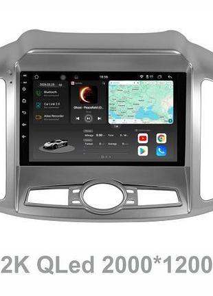Штатная android магнитола soundbox s8 pro 2k-1079 для chevrolet captiva 2009-2012 с carplay /4g/ dsp-dts 5.1 / 360 функция