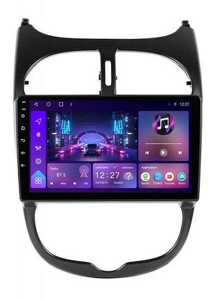 Штатна магнітола soundbox s-8114 для peugeot 206 1998-2016 з carplay та 4g s8-8114