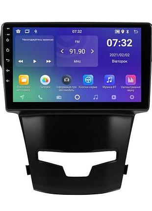 Штатна магнітола soundbox sm-4431 3+32gb з carplay та ahd для ssangyong korando 2013-2017