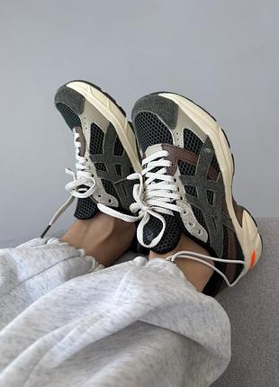 Asics gel-1130 | khaki /beige/ orange premium (1)