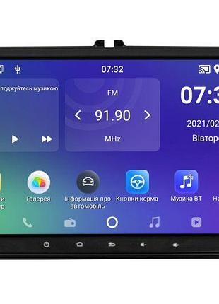 Штатна магнітола soundbox sm-6199 2+32gb з carplay та ahd volkswagen polo jetta eos golf v-vi passat b6 passat cc touran tiguan