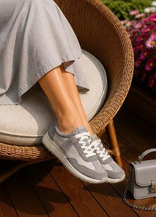 Р.35.5 clarks женские кожаные- замш кроссовки оригинал