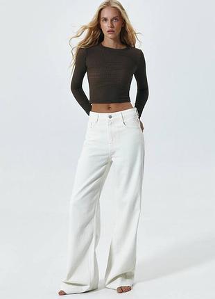 Джинси zara білі