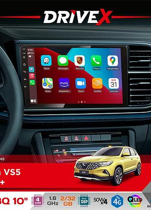 Штатная магнитола для volkswagen jetta vs5 2019+ drivex un8 qled 10" android 4-ядерный 2x32гб 4x45w беспроводной carplay и
