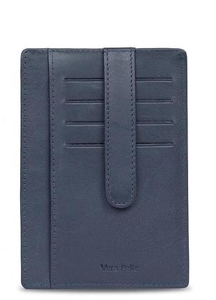 Кредитниця tony perotti натуральна шкіра cortina 5001 navy (90161) темно-синя