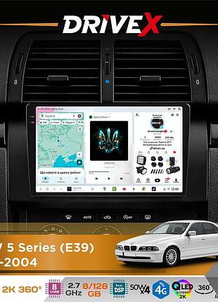 Штатная магнитола для bmw 5 series (e39) 1995-2004 drivex s7+ 2k qled 9" android 8-ядерный 2.7ггц 8x128гб sim-карта 3g/4g ak7808