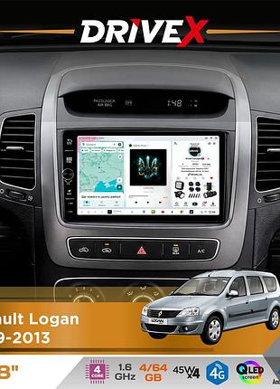 Штатная магнитола для kia sorento (xm) 2012-2020 drivex s3 qled 8" с физическими кнопками android 8-ядерный 1.6ггц 4x64гб sim-карта