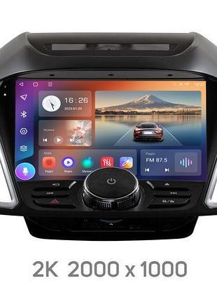 Штатная android магнитола с carplay и 4g модем для ford kuga 2013-2017 soundbox s-9202 s4 2k-9202+360